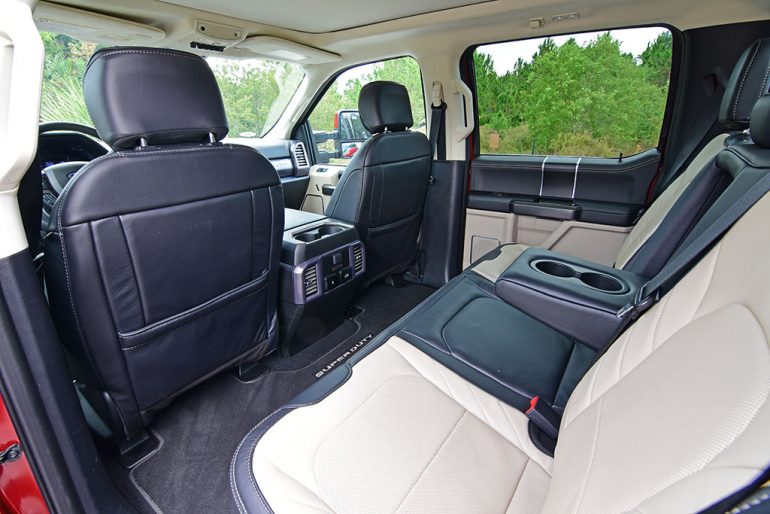 2021 ford f-250 super duty limited power stroke diesel interior